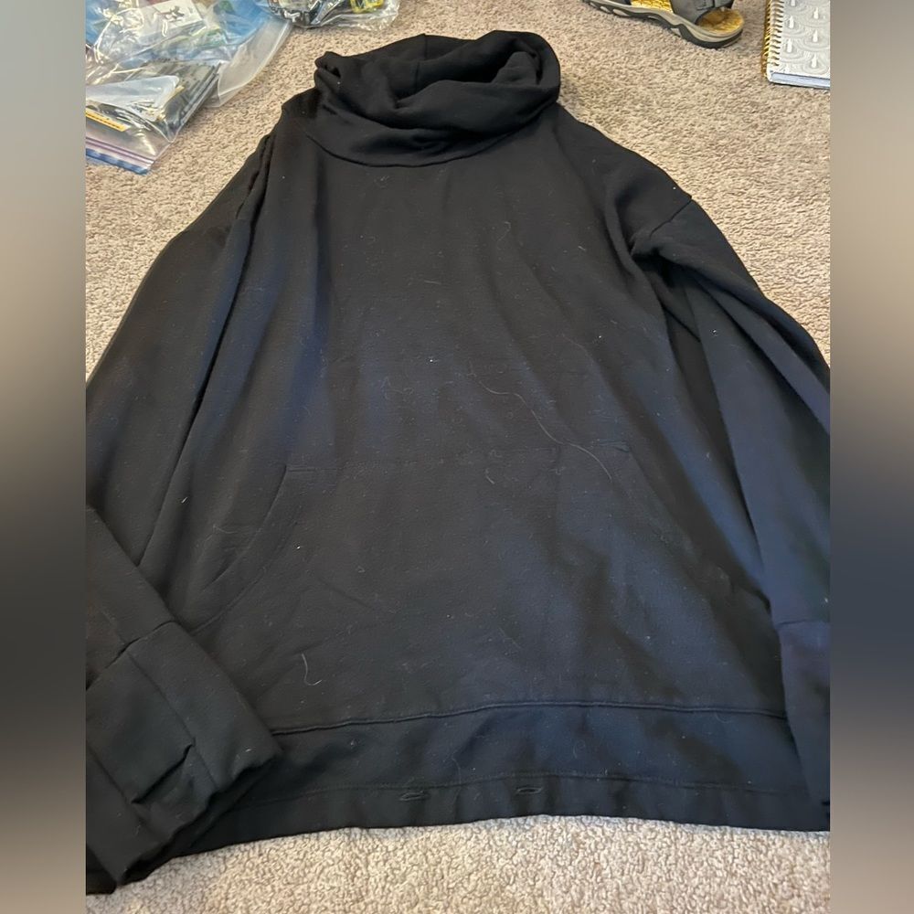 Soft surroundings xl black sweater